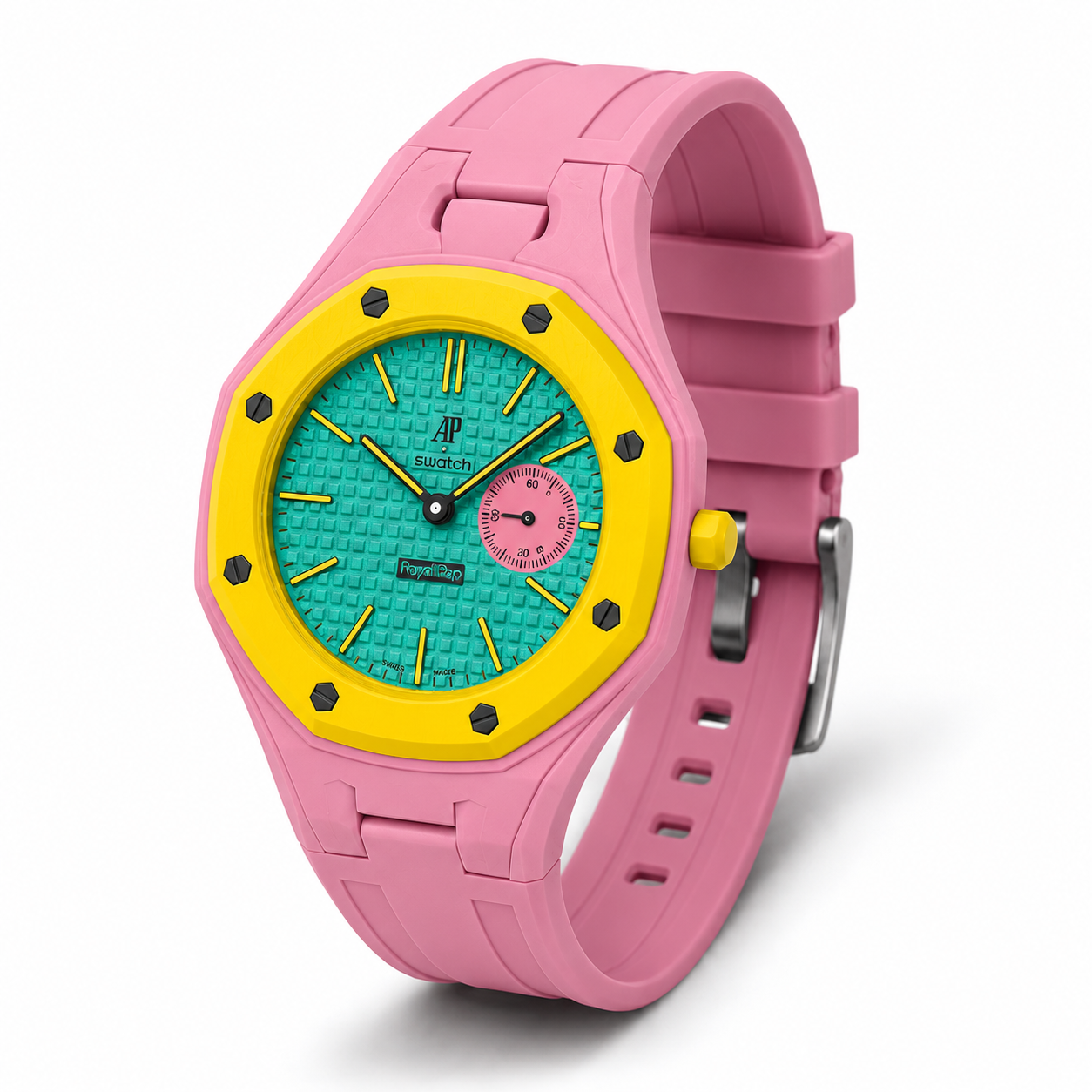 Royal Pop FKM Rubber Strap - Orange