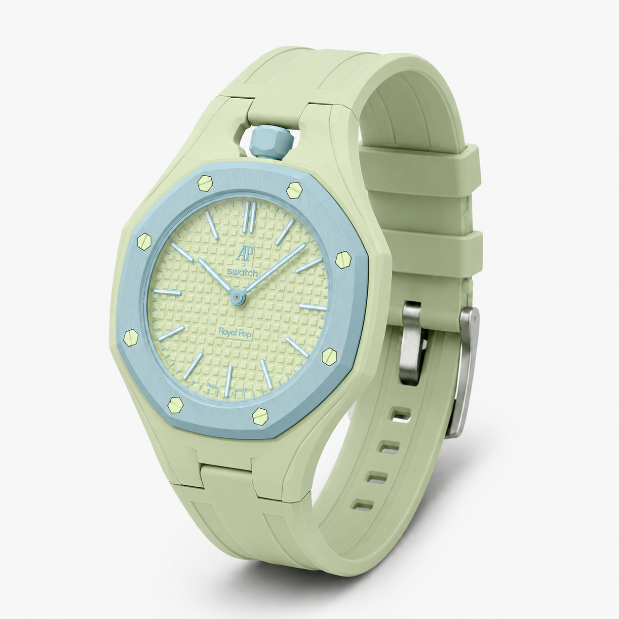 Royal Pop FKM Rubber Strap - Yellow