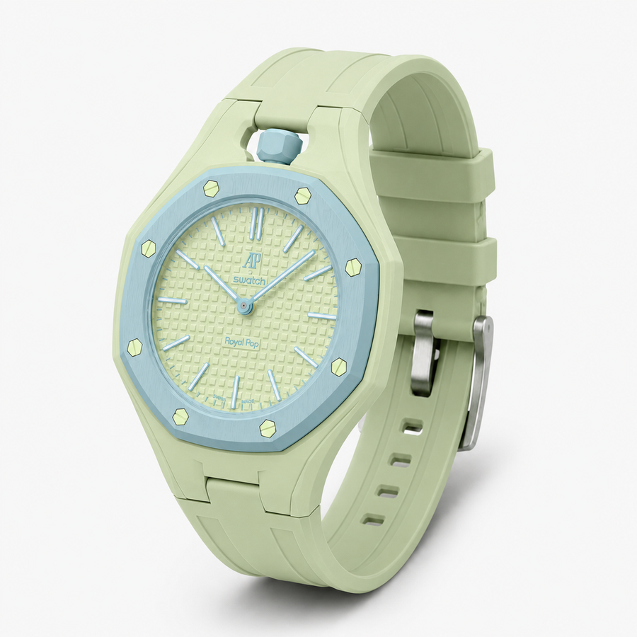 Yellow Royal Pop FKM rubber strap