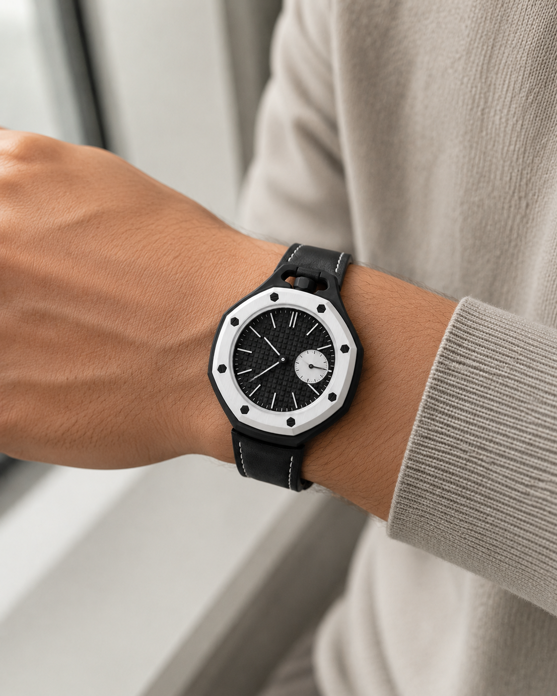 TheWristStrap worn on wrist